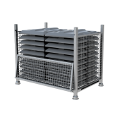 Transport box | for 44 flat beacon feet | or 28 foot plates